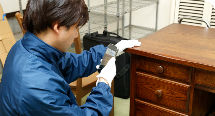 査定の様子